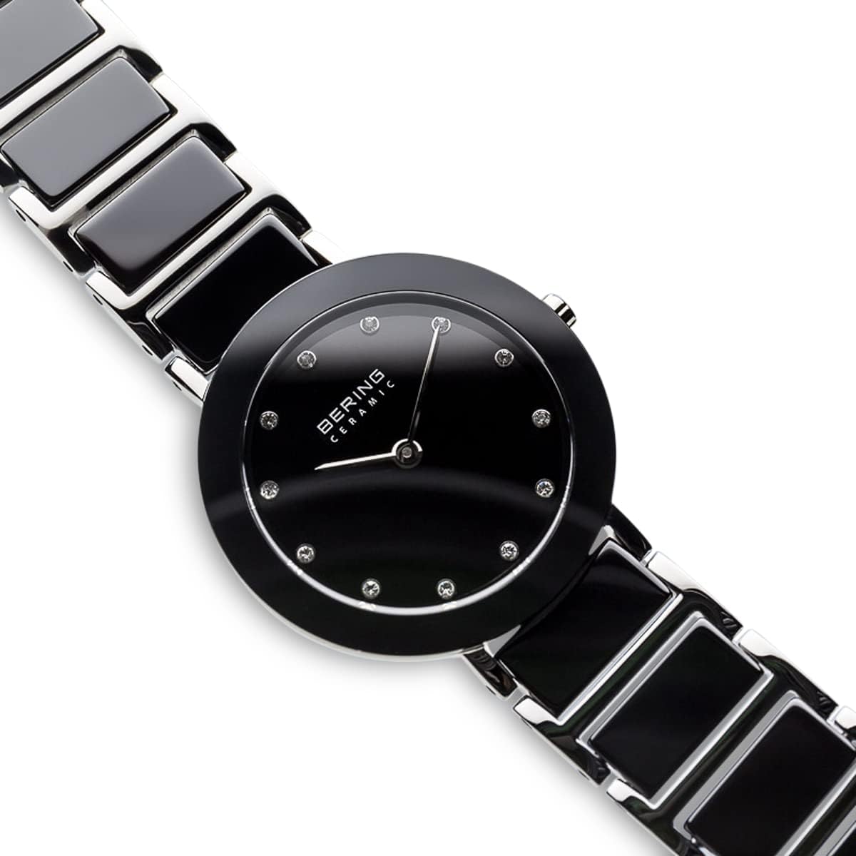 BERING Donna Analogico Quarzo Ceramic Orologio con Cinturino in Acciaio inossidabile/Ceramica Cinturino e Vetro zaffiro 11429-742