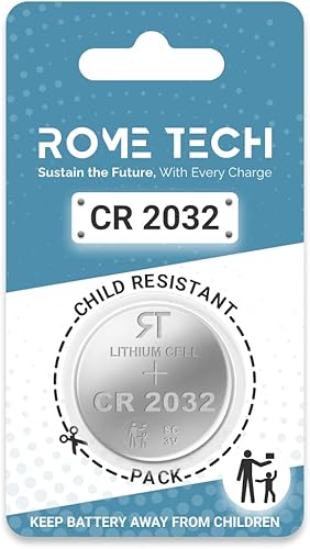 Rome Tech Reemplazo de batería CR2032 compatible con 010-12883-00, EZON T007A11, correa de pecho para monitor de frecuencia cardíaca Powrlabs