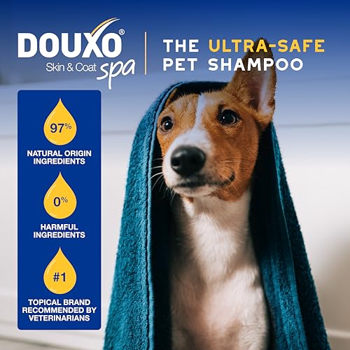 DOUXO® Skin & Coat SPA - Ultra-Safe Oatmeal Dog Shampoo, 16 fl oz, Cleans and Deeply Hydrates The Skin, Leaves The Coat Soft and Radiant, Skin-Friendly Formula - Thumbnail 5