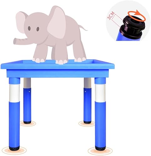 Miniatura 4 de Mesa de plástico para niños mesa de actividades de arena de agua para guardería hogar juegos y mesas de estudio en interiores y exteriores color