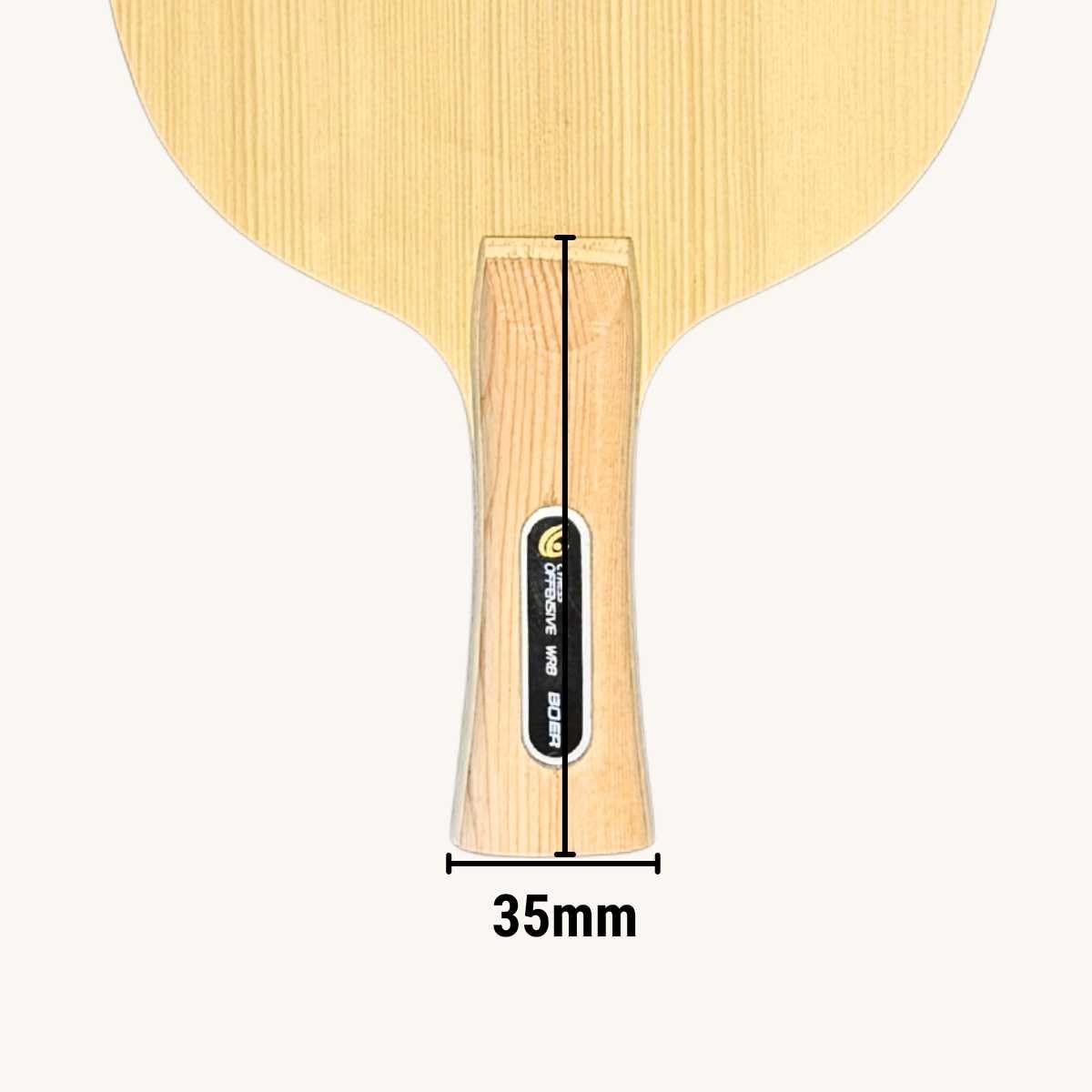Raquete Hinoki Carbono 7 Folhas Profissional Tênis de Mesa Boer