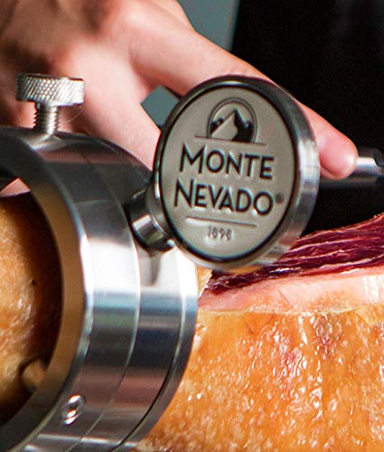 Serrano Ham Bone-In"Legado De Liedos-Altos De Iberia" By Monte Nevado | Ham Holder + Knife | 15 Mo. | 14-17 Lbrs. | No Nitrates #TOP3