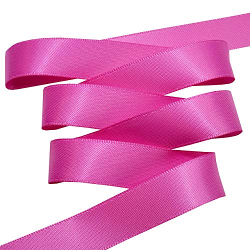Image of Morex Ribbon 08816 /50-183 Double Face Satin Ribbon, 3 /8 inchx 50 Yd, Garden Rose