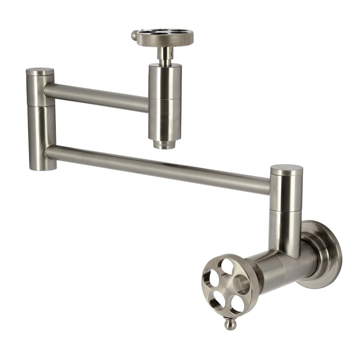 Remplisseur de casserole Kingston Brass KS8108RKZ en nickel brossé