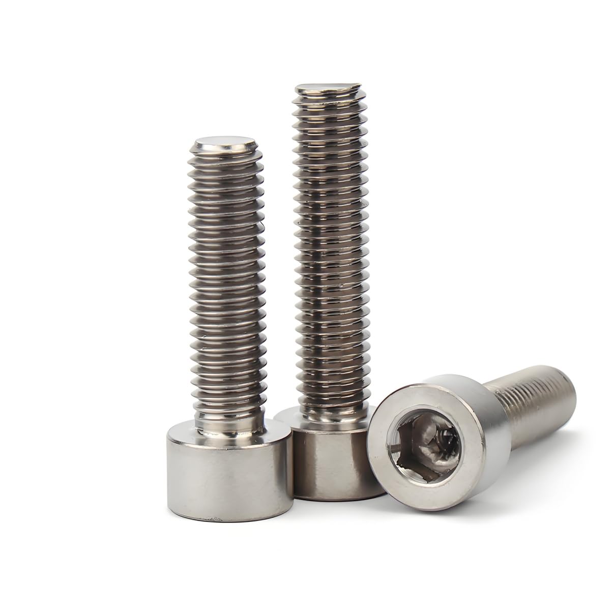 30-PCS M3 Pernos de cabeza cilíndrica con hexágono interior de titanio puro,Pernos Tornillos de cabeza Allen,Tornillos Cilíndricos (M3 x 30)