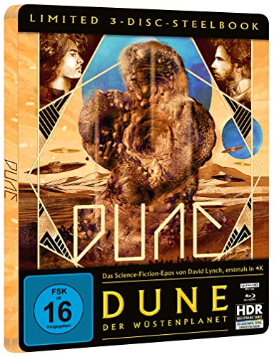 Dune: Der Wüstenplanet – 4K Steelbook (UHD + Blu-ray Disc + Bonus Blu-ray)