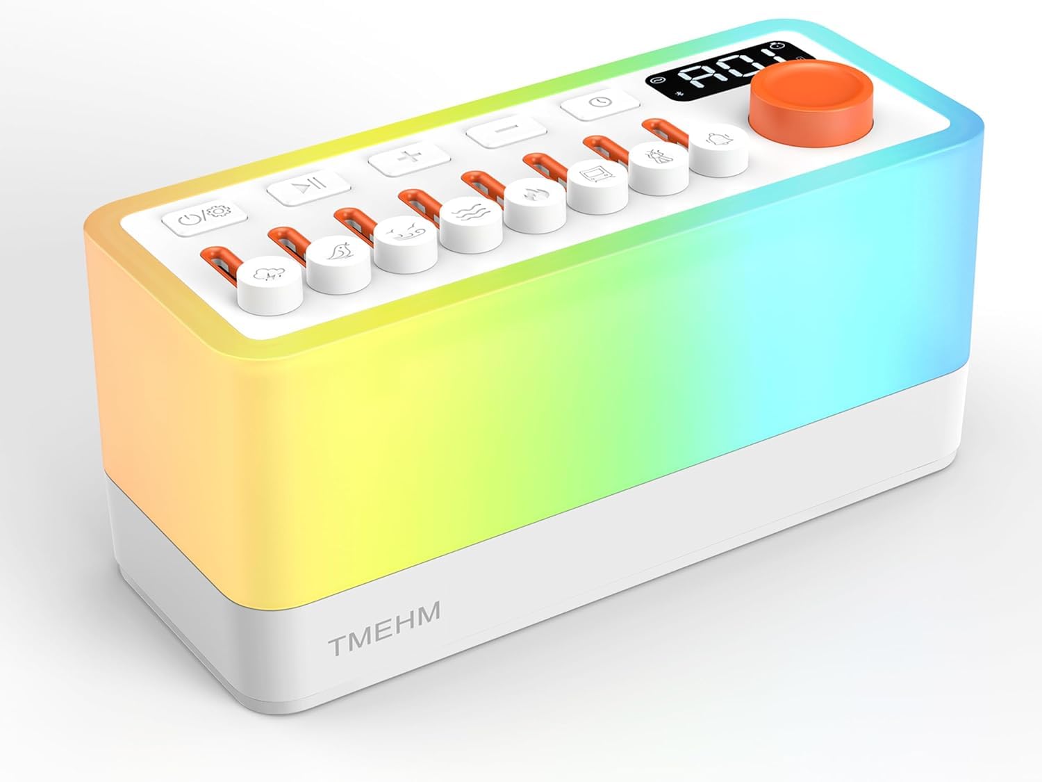 Machine de son de sommeil blanc pour insomnie avec veilleuse et humidificateur