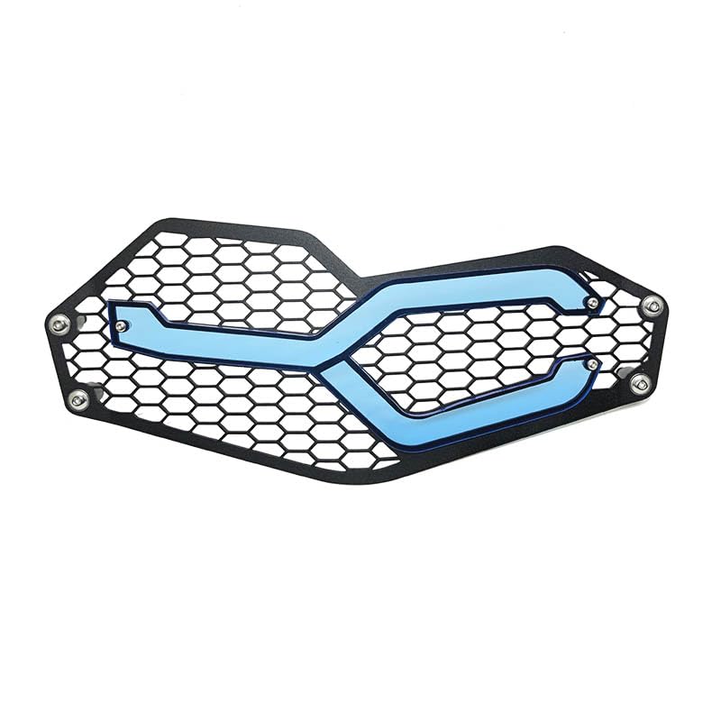 Grille phare moto F850GS pour éviter les fissures de cailloux route