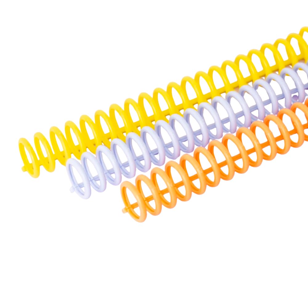 Craftelier - Click Binding Spines 6-Pack, 3:1 Pitch, Bright Tones โ image 1