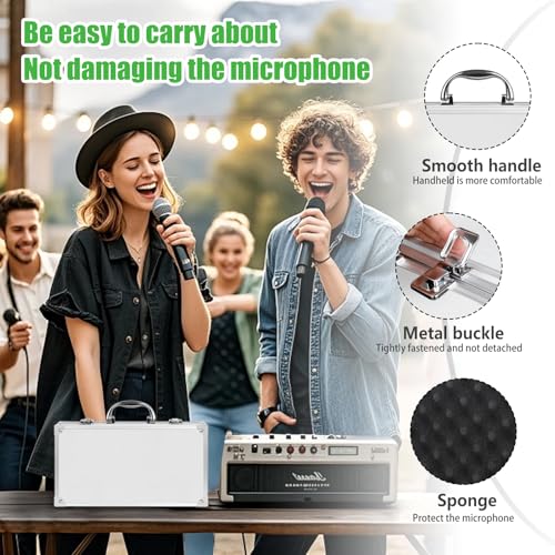 Étui de microphone antichoc en aluminium pour éliminer les risques de casse