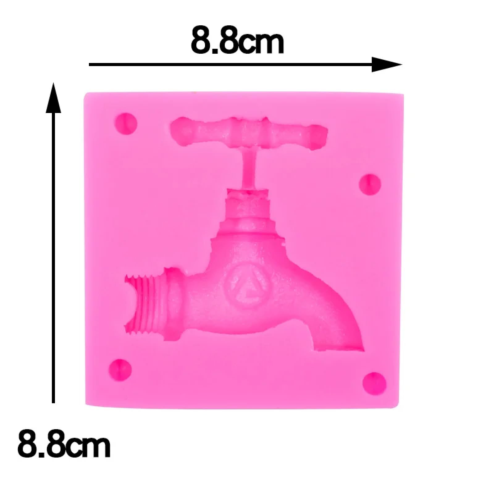 Molde de silicona para hacer fondant, 8,8 x 8,8 cm, molde de silicona 3D, para decoración de pasteles, chocolate, caramelos, herramientas para hornear, moldes de resina para fondant, accesorios