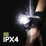 Everbeam H6 Pro LED Head Torch Headlamp, Motion Sensor Control, 650 Lumen Bright 20 Hours Runtime 1200mAh Battery Powered USB Rechargeable Headlight (2 Pack) - Image 5