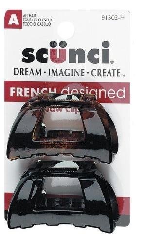Scunci 9130203h048 Clutch Jaw Clips Assorted Colors, 1.6 Ounce