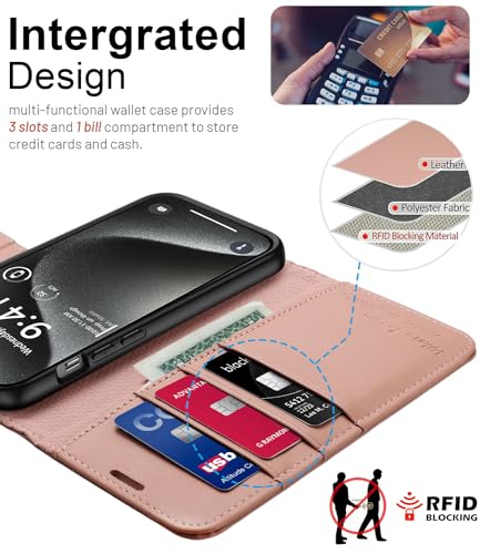 Coque iPhone 15 Pro antichoc avec porte-cartes et RFID - 3