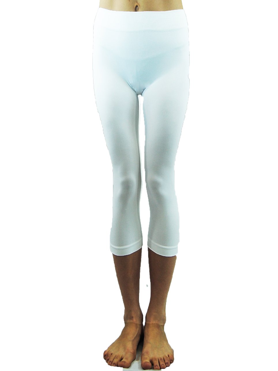 CordiU PLUS One Size Nylon Capri Leggings Pants