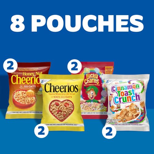 Image of General Mills Cereal Variety Pack, 8 Pouches, 9.1 oz