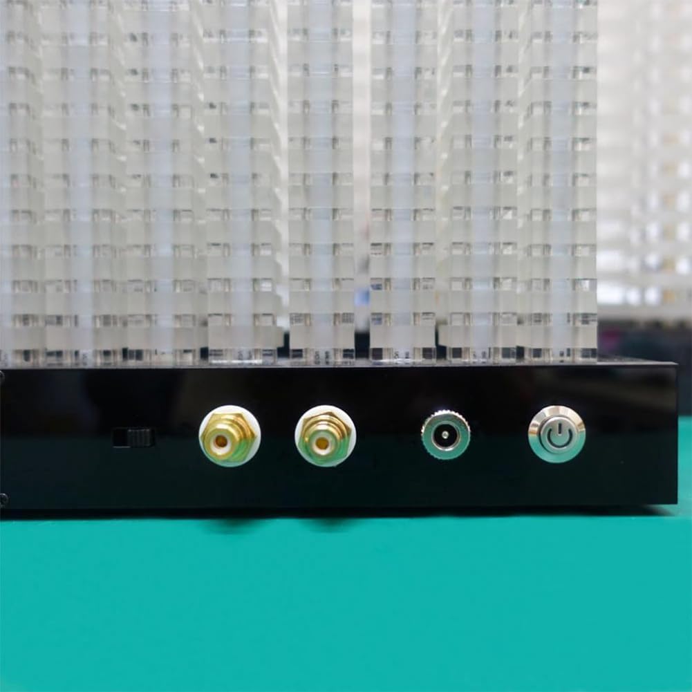 Analizator Widma Muzycznego Wskaźnik Widma Muzycznego Led 14-segmentowy Wskaźnik Poziomu Music Spectrum Light Vu Akrylowy Słup Oświetleniowy Dla Miłośników Elektroniki Muzycznej