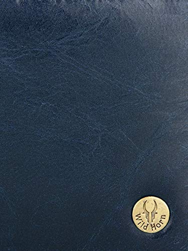 Image of WildHorn Gift Hamper for Men I Leather Wallet & Belt Combo Gift Set I Gift for Friend, Boyfriend,Husband,Father, Son etc (Blue Crunch)
