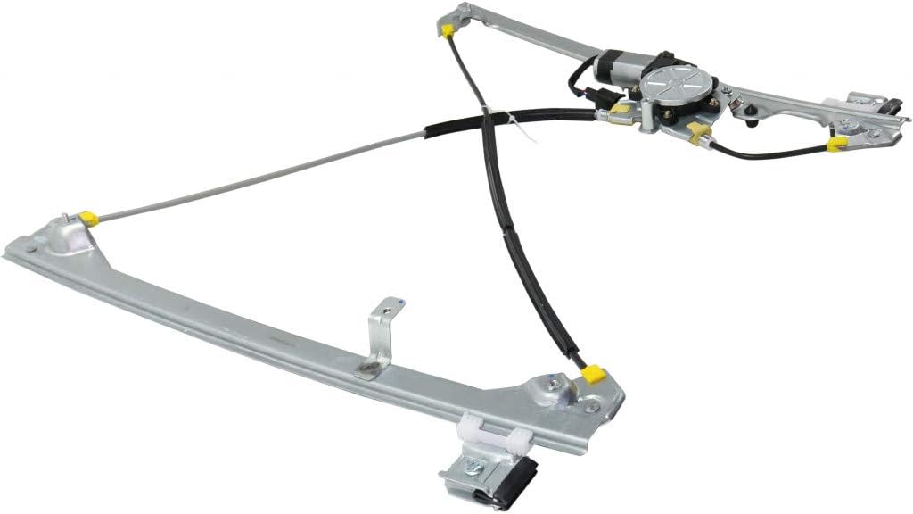 For Chevy Silverado 1500 / 1500-Classic / 2500 / 2500 HD / 2500 HD-Classic / 3500 / 3500-Classic Window Regulator Assembly 1999-2007 Passenger Side | Front | Power | Cable Type | GM1351110 | 19179942