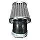 C-FUNN 40Mm 45 Grad Luftfilter Schwarz Für 50Cc 110Cc 125Cc 140Cc Pit Dirt Bike Motor Bike