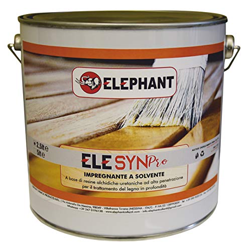 2,5lt | Impregnante SINTETICO SYNT SOLVENTE per legno - ELE SYN PRO (Trasparente)