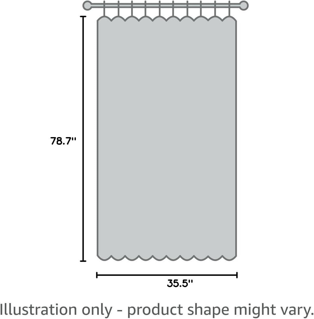 Lace Door Srting Curtain Warm Sheer Curtains Flat Tassel Ribbon Curtain Window Panel Room Divider Wall Decorations,Brown,90x200cm(35" Width x 79" Length) - Image 7