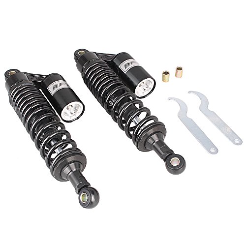 GZYF 13.5" 340mm Pair Universal Motorcycle Air Rear Shock Absorbers