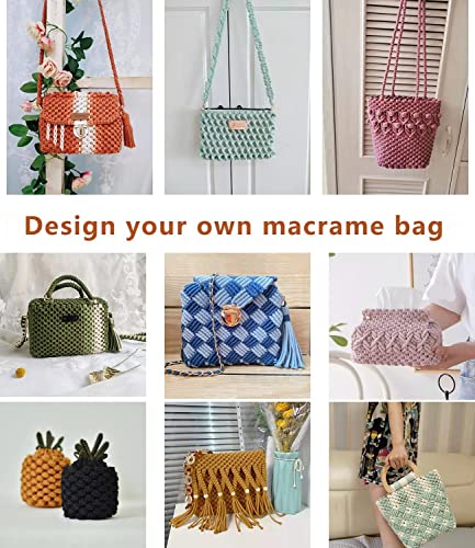 Likeecords Braided Macrame Cotton Cord 3Mm X 109Yards,Macrame Rope, 100% Natural Cotton Rope Macrame String,Colorful Cotton Craft Cord For Bag,Wall Hanging, Plant Hangers, Knitting (Light Green) #TOP5