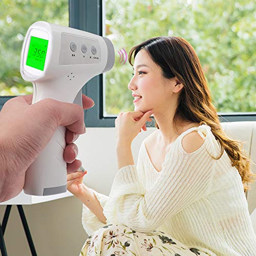 vbva-s Multi-function IR Thermometer,Quick Read Thermometer Non-contact Infrared Forehead Thermometer Use for Body/bath water/food Testing(Range: 32℃-42.9℃ / Distance: 5cm-15cm)