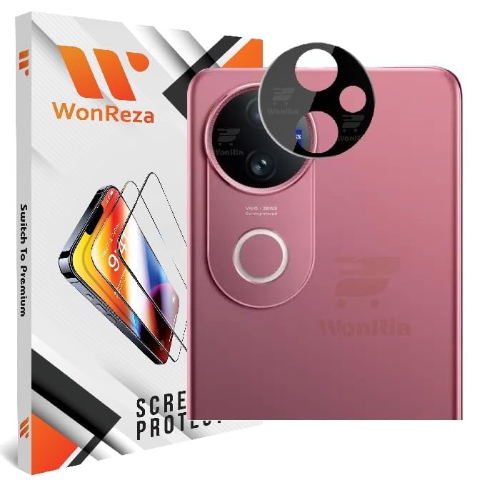 Image of Pack 1- Back Camera Lens Protector for iQOO Z10R 5G [3D Premium] Camera Glass Protector (Black)