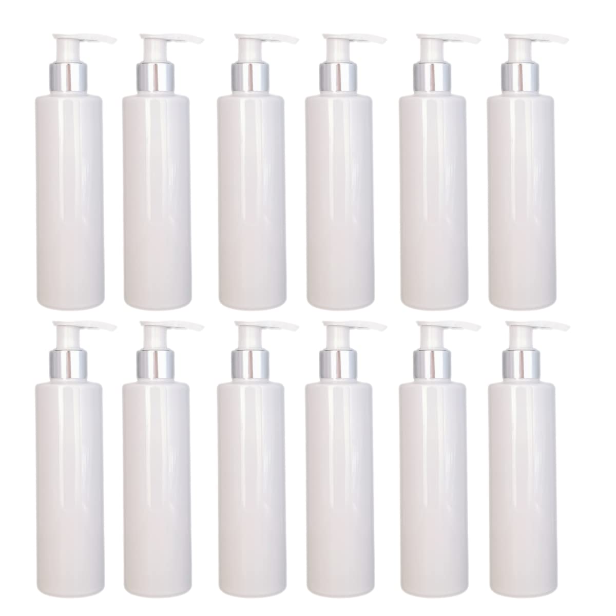Empty Pump Bottles refillable Dispenser Container Liquid soap Dispenser Pump Shampoo Pump Toners Multi-Purpose 200ml Each - (Pack of 12) (B0BCZ4Y3K3) Amazon Price History, Amazon Price Tracker