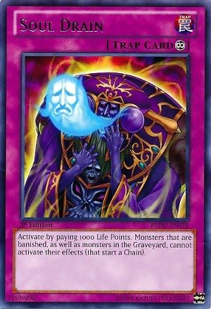 YU-GI-OH! - Soul Drain (AP04-EN013) - Paquete Astral Booster Four - Edición ilimitada - Super Raro