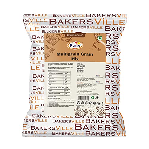 Purix MultiGrain Bread Mix/High Protein & Low Carbs Bread Flour, 1 kg (B099S5TCNZ) Amazon Price History, Amazon Price Tracker