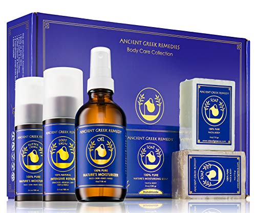 Ancient Greek Remedy Organic Spa Skin Care Gift Set, Perfect for Moms, Pregnancy