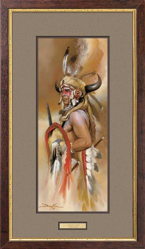 Wild Wings Look of War Framed Limited Edition Print by Russ Docken