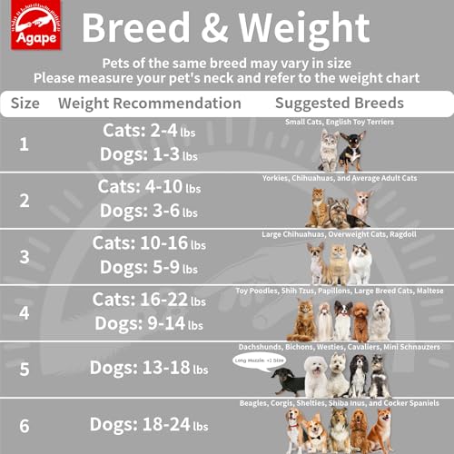 Image of Agape Soft Dog Cone for Small Dogs & Cats, Recovery Collar to Stop Licking | Comfy E-Collar Alternative for Puppies, Adjustable Cloth Cone After Surgery, Protective Neck Cone for Kittens, Washable