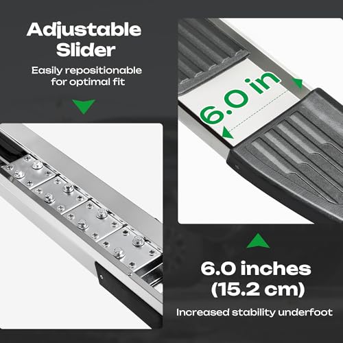 Estribos laterales para Chevrolet Silverado y GMC Sierra miniatura 3