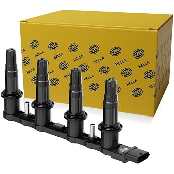 HELLA 5DA 193 175-331 Ignition Coil - 12V - 6-pin connector - Block Ignition Coil - Bolted