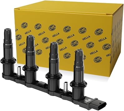 Hella Ate leme Bobini - 12V - 6-Kutuplu - Blok Ate leme Kaps l  - Vidalanm  Ignition Coil