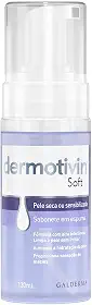 Dermotivin Espuma De Limpeza Facial Pele Seca Ou Sensibilizada Soft 130ml