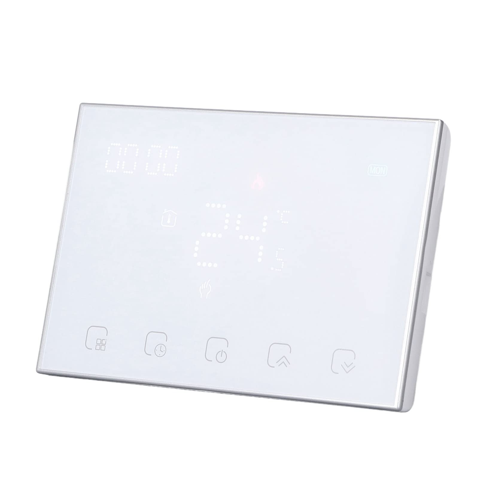 Fdit Termostato per Riscaldamento Acqua, Controllo Vocale WiFi per Casa | Touch Screen, Sensore , 95-230V, 6 Programmi, Compatibile Home/, Pannello PC Ignifugo