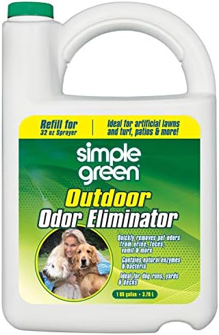 SIMPLE GREEN 432108 Outdoor Odor Eliminator for Dogs, 1 Gallon