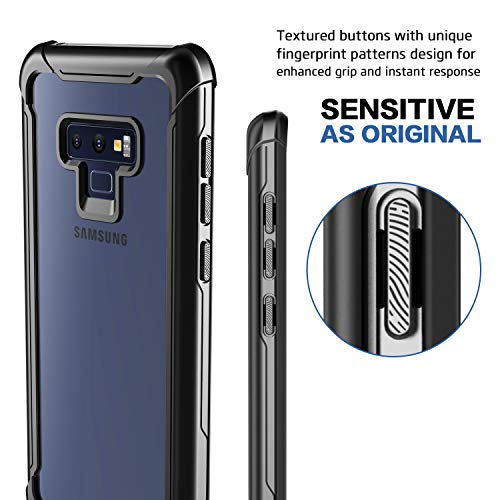 Samsung Galaxy Note 9 Cell Phone Case - Full Body Case with Built-in Touch Sensitive Anti-Scratch Screen Protector, Ultra Thin Clear Shock Drop Proof Impact Resist Extreme Durable Protective Cover
