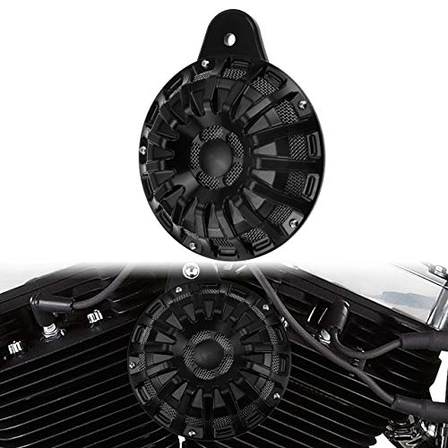 HDBUBALUS Motorrad CNC Horn Lautsprecher Fit für Harley Big Twin Touring Street Glide Road Glide Road King Electra Glide 1991-2017