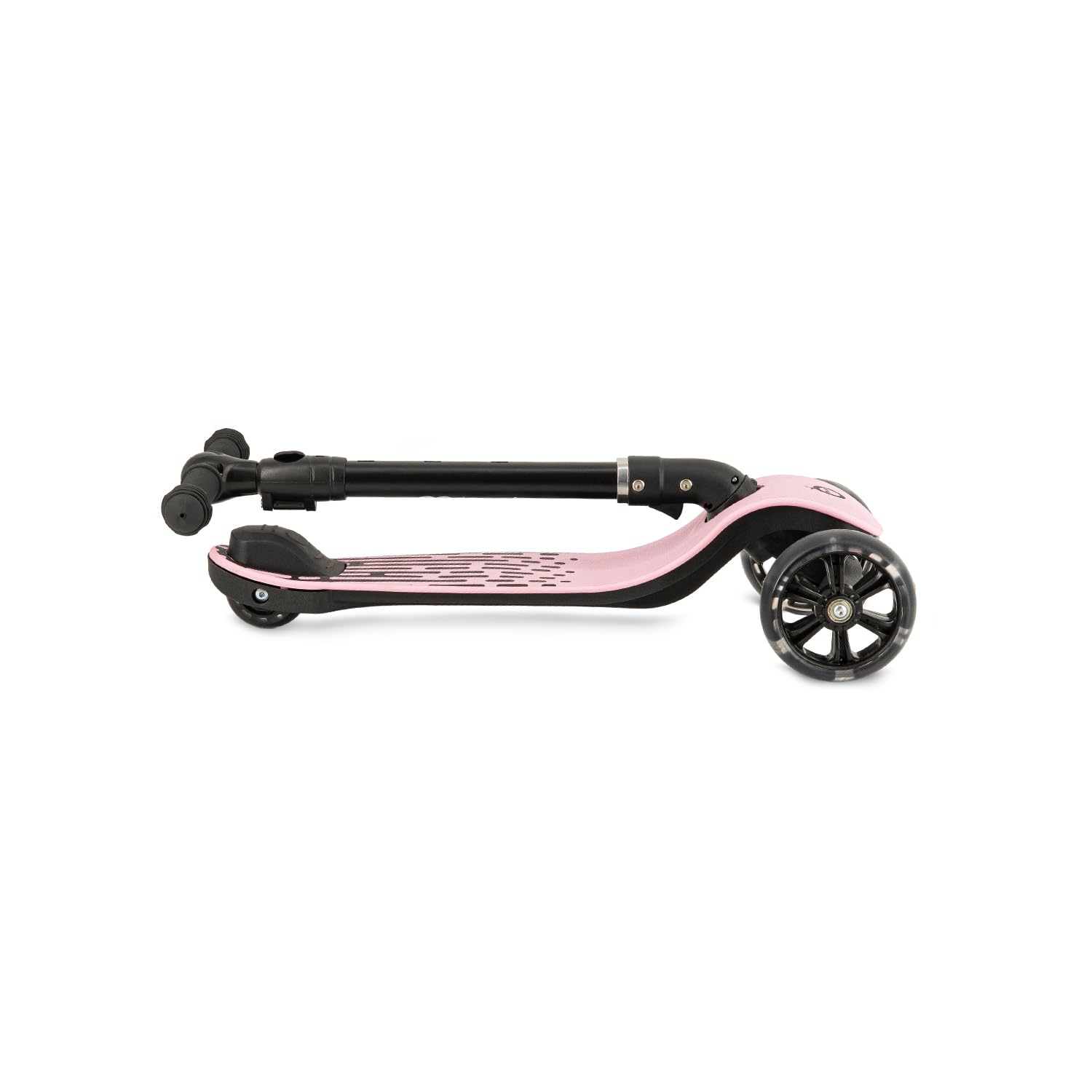 Trottinette Enfant 3 Roues MoMi SAN 2 en 1, Guidon réglable (60/66/72 cm), Pliable, Roues LED avec roulements ABEC-7, Frein à Pied, légère (2,7 kg)