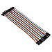 LANDZO 120pcs 20CM Multicolored 40pin Male to Female, 40pin Male to Male, 40pin Female to Female Breadboard Jumper Wires Ribbon Cables Kit for Raspberry pi and Arduino