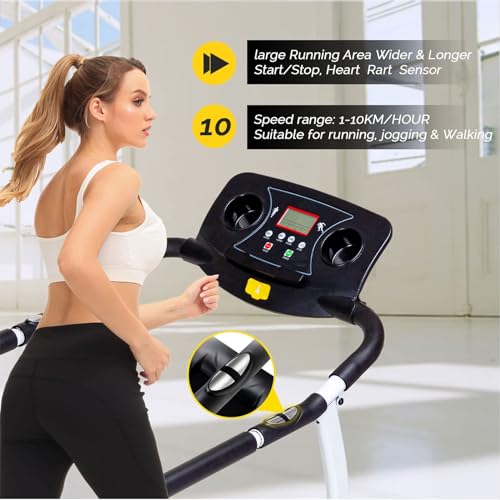 Image of Walking Treadmill for Seniors with Long Handrails for Balance, Recovery Exercise Treadmill,Equipped with Cup Holder, LCD Display