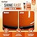Nanoskin NANO SHOCK One-Step Ceramic Shield & Gloss 16 Oz. – SiO2 Spray Sealant, Clay Lubricant & Hydrophobic Coating | Easy Spray-On Wipe-Off Gloss for Cars, Trucks & RVs