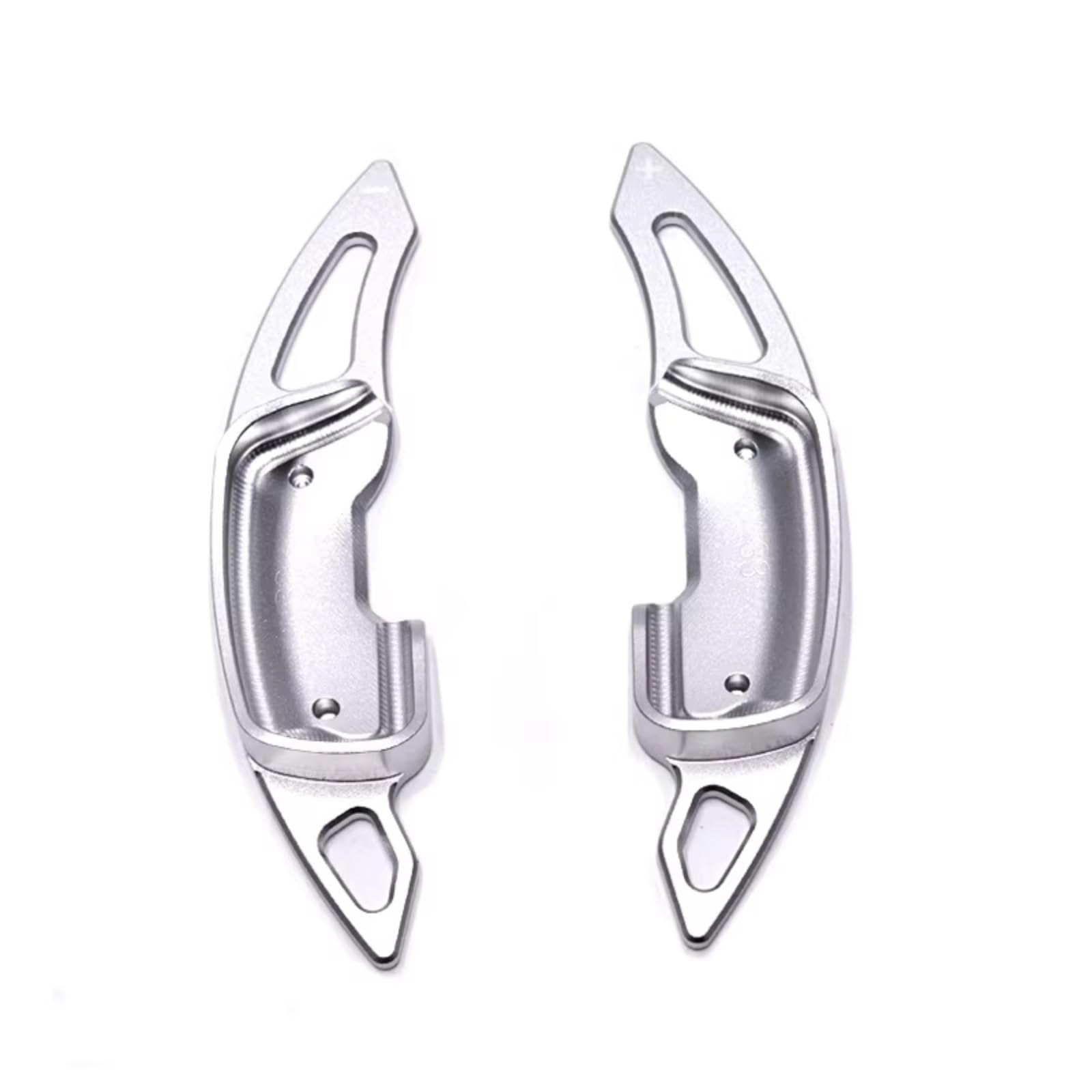 ZTGUIOQ Paddle Shifter Extensions Compatible with Lexus for GS250 for GS350 2011-2020 Shift Paddle Steering Wheel Paddle Shifter 2pcs(Silver)