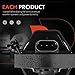 A-Premium Engine Ignition Coil Pack Compatible with Chevrolet, GMC Models - Silverado 1500 2500, Tahoe, Blazer, Astro, S10 & Oldsmobile, Pontiac, Isuzu, Buick, Cadillac Models & More
